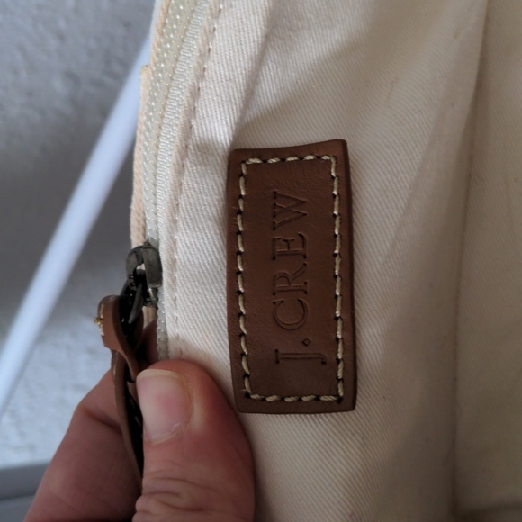 J CREW - vintage inspired wood handle handbag - Picture 6 of 9